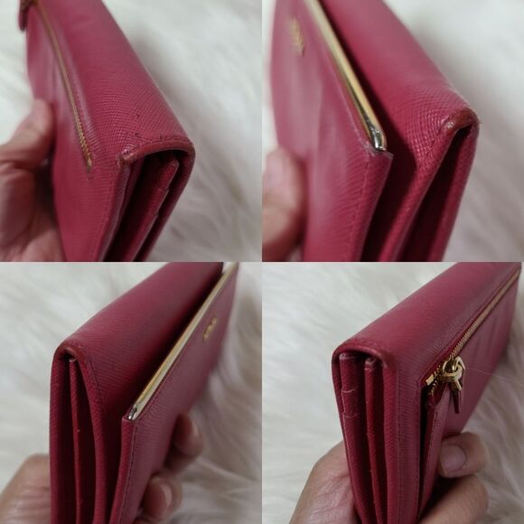 💯 Authentic Prada Safiano Long Wallet 🍀 - Picture 9 of 15